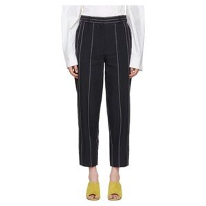 CEDRIC CHARLIER • Pinstripe Trousers in Navy